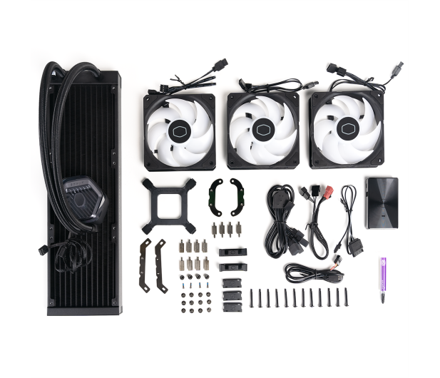 Cooler Master MasterLiquid 360 Atmos ARGB 3x120mm - 1194066 - zdjęcie 6